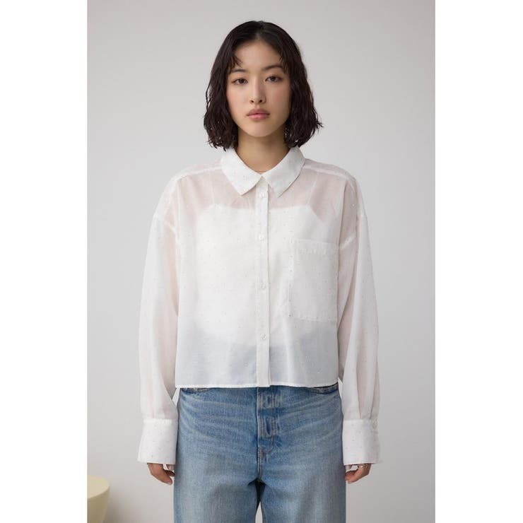 ラインストーンシャツ | AZUL BY MOUSSY | 詳細画像5 