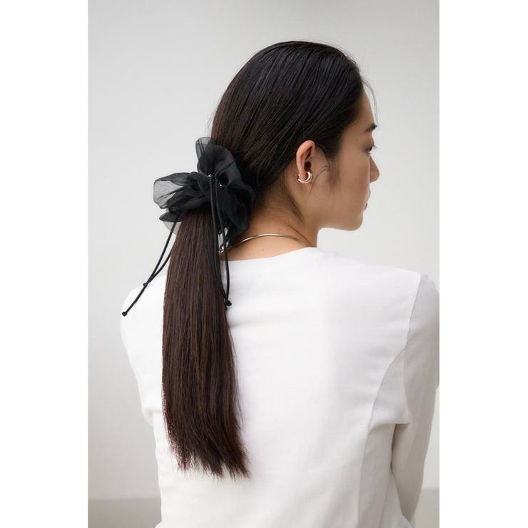 シアードローストリングシュシュ | AZUL BY MOUSSY | 詳細画像3 