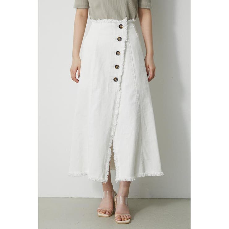 ASYMMETRY BUTTON SLIT SKIRT[品番：AZLW0019837]｜AZUL BY MOUSSY