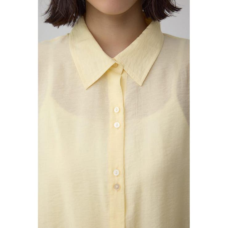 C/T冷感 切替シアーデザインシャツ | AZUL BY MOUSSY | 詳細画像29 