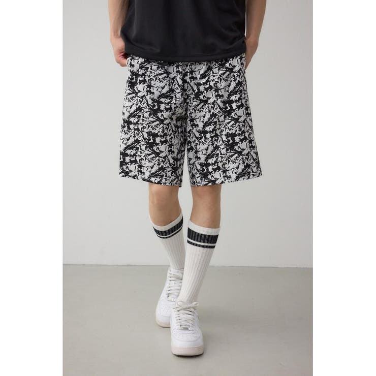 柄WHT5 | アブストラクトパターンショーツ | AZUL BY MOUSSY