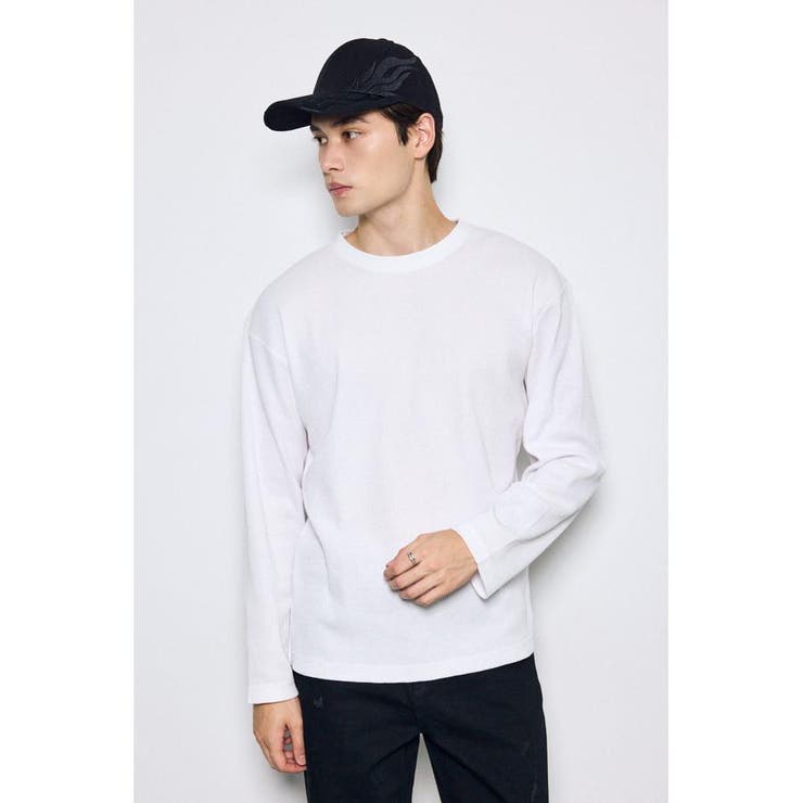 ワッフル長袖トップス | AZUL BY MOUSSY | 詳細画像2 