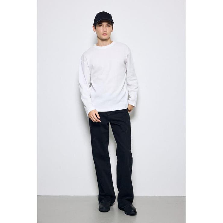 ワッフル長袖トップス | AZUL BY MOUSSY | 詳細画像3 