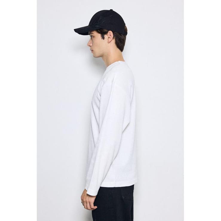 ワッフル長袖トップス | AZUL BY MOUSSY | 詳細画像5 