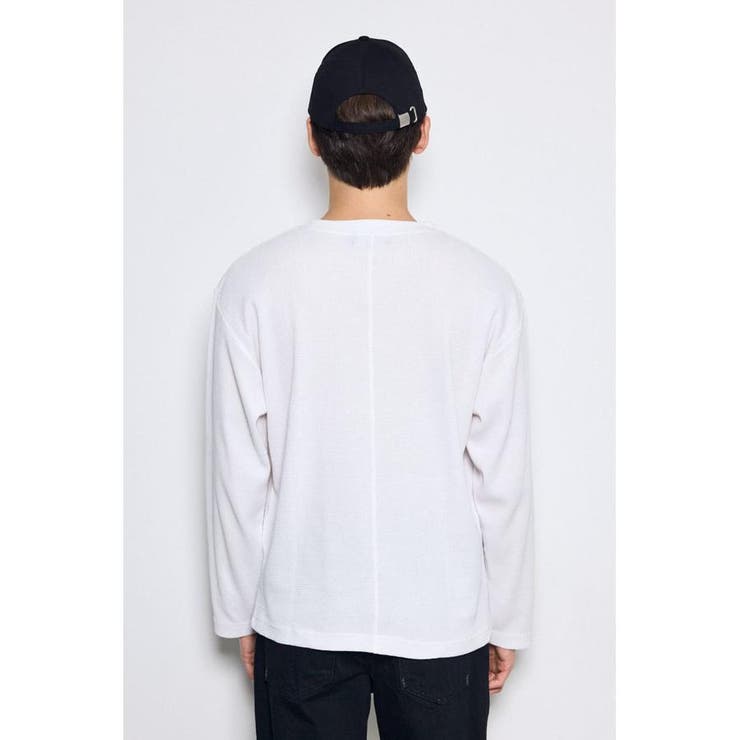 ワッフル長袖トップス | AZUL BY MOUSSY | 詳細画像6 