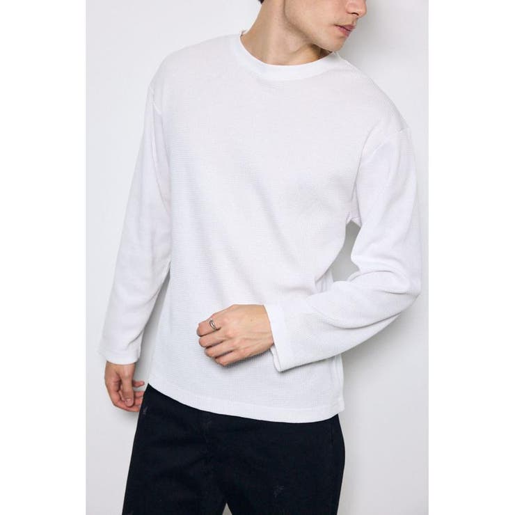 WHT | ワッフル長袖トップス | AZUL BY MOUSSY