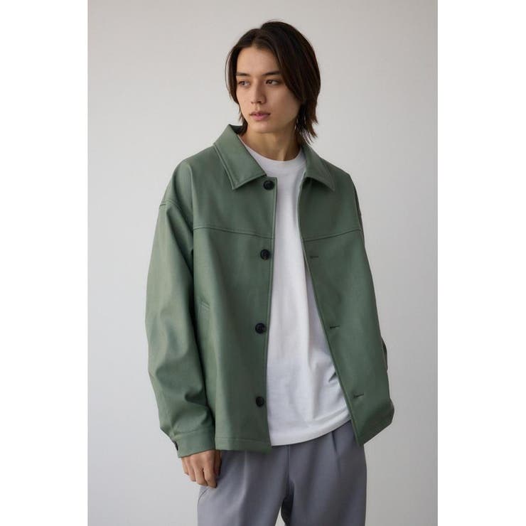 フェイクレザーコーチジャケット | AZUL BY MOUSSY | 詳細画像16 