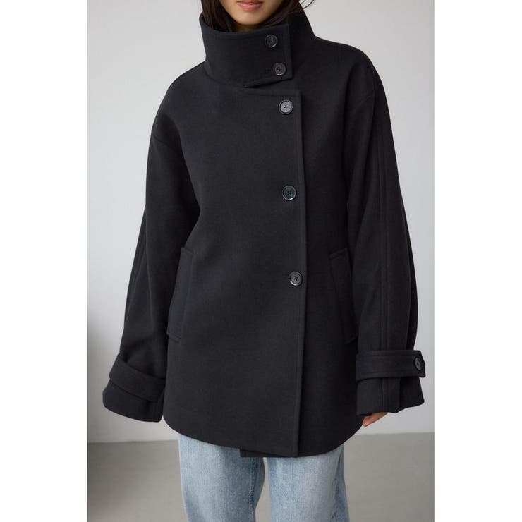 B-HEATスタンドカラーミドルコート | AZUL BY MOUSSY | 詳細画像2 