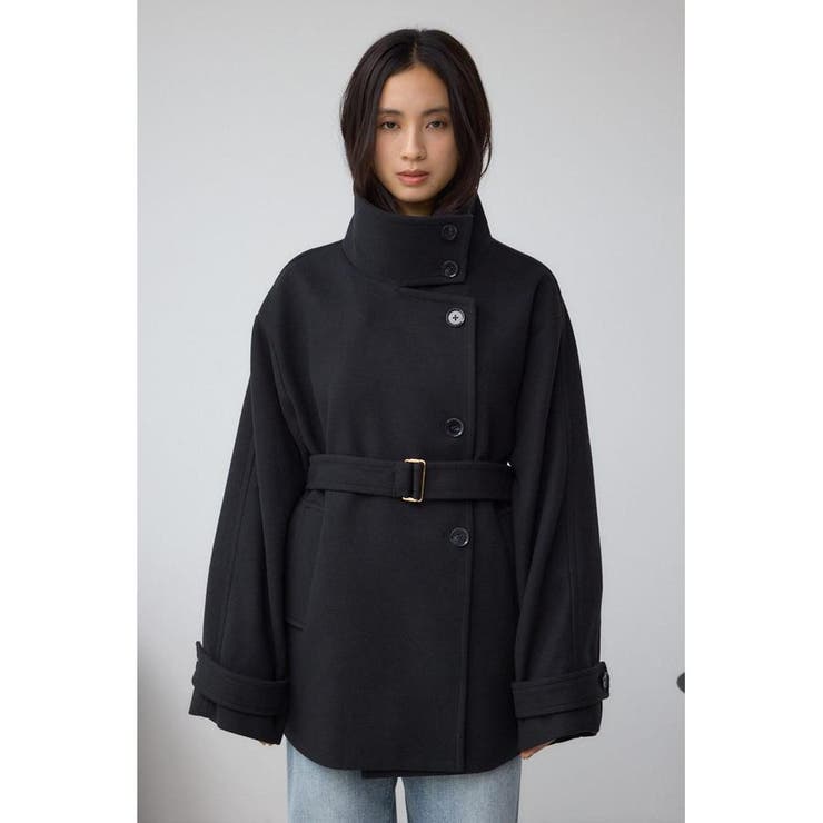 B-HEATスタンドカラーミドルコート | AZUL BY MOUSSY | 詳細画像5 