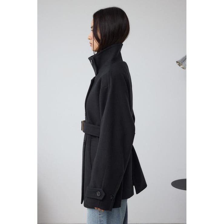 B-HEATスタンドカラーミドルコート | AZUL BY MOUSSY | 詳細画像6 