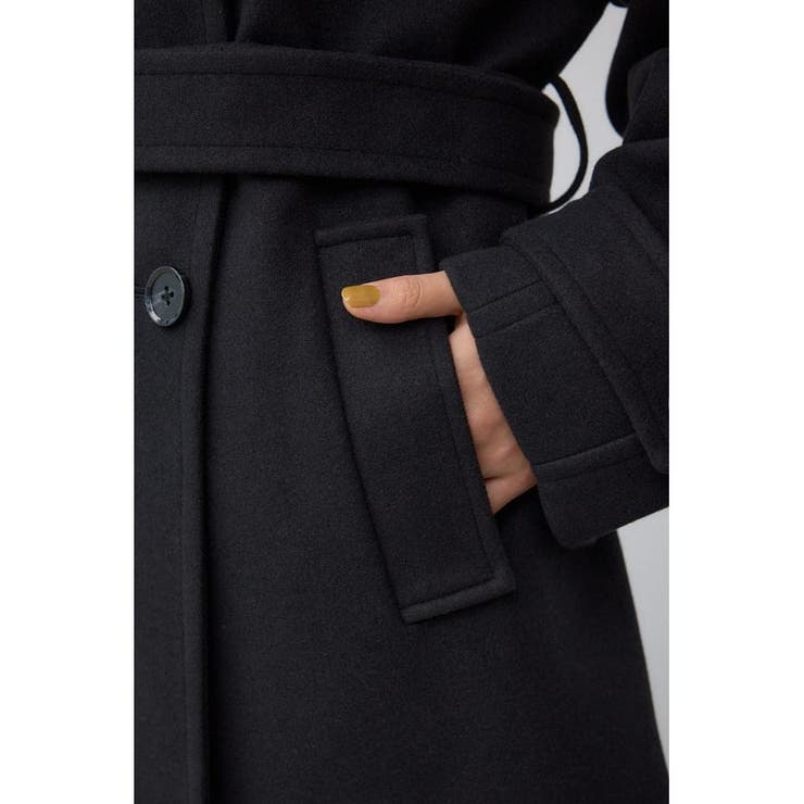 B-HEATスタンドカラーミドルコート | AZUL BY MOUSSY | 詳細画像11 