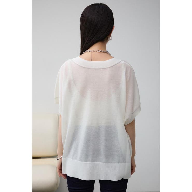 シアーワイドルーズニット | AZUL BY MOUSSY | 詳細画像6 