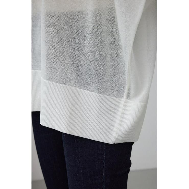 シアーワイドルーズニット | AZUL BY MOUSSY | 詳細画像9 