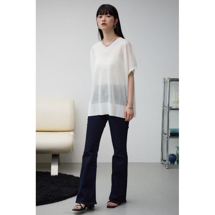 シアーワイドルーズニット | AZUL BY MOUSSY | 詳細画像3 