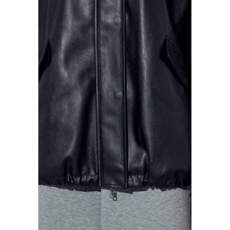 フェイクレザーミドルブルゾン | AZUL BY MOUSSY | 詳細画像28 