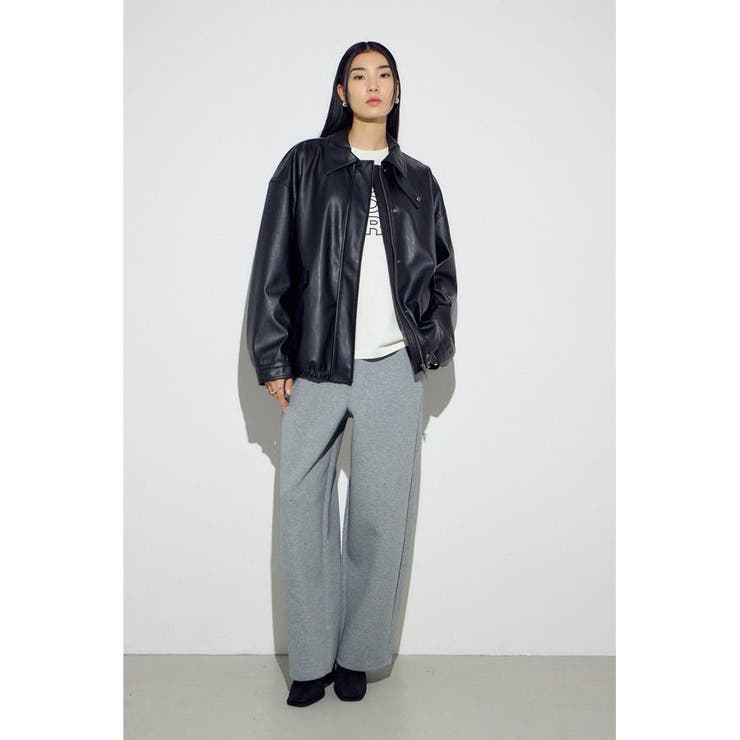フェイクレザーミドルブルゾン | AZUL BY MOUSSY | 詳細画像21 