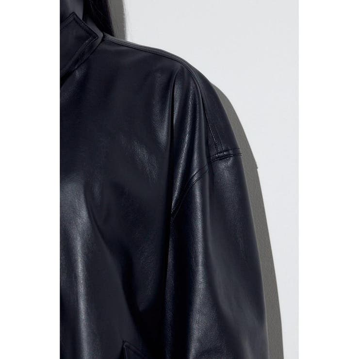 フェイクレザーミドルブルゾン | AZUL BY MOUSSY | 詳細画像25 