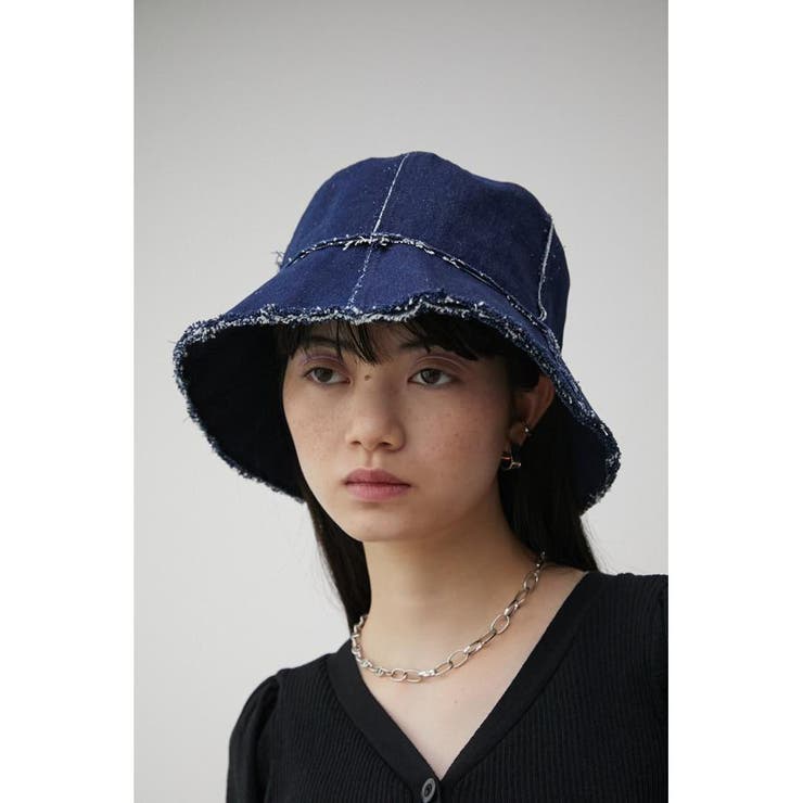 CUT OFF DENIM BUCKET HAT | AZUL BY MOUSSY | 詳細画像12 