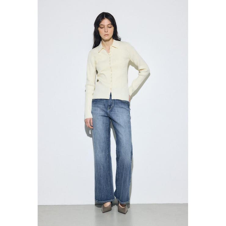 AZUL DENIM センタープレスフレアデニム | AZUL BY MOUSSY | 詳細画像5 