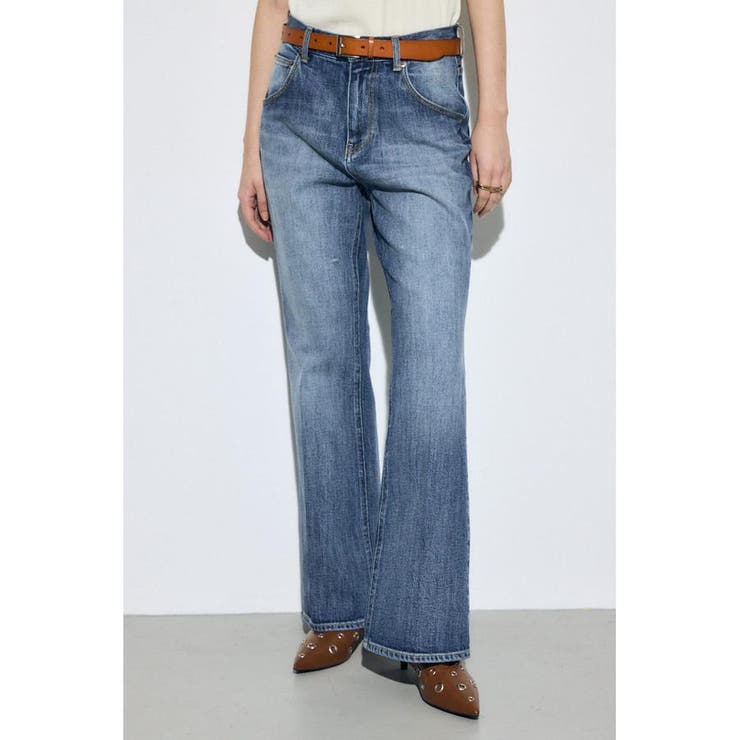 BLU | AZUL DENIM センタープレスフレアデニム | AZUL BY MOUSSY