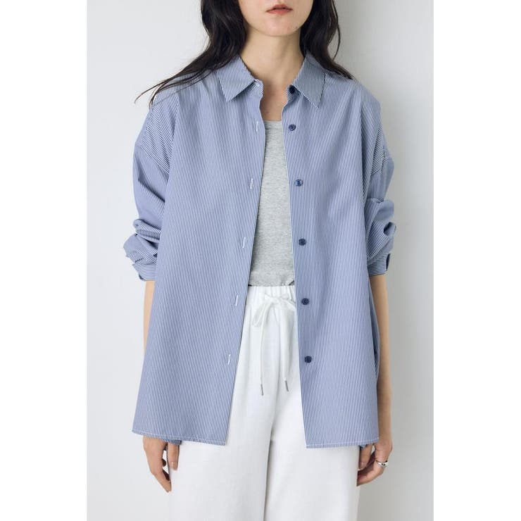 レギュラーカラーオーバーシルエットシャツ | AZUL BY MOUSSY | 詳細画像20 
