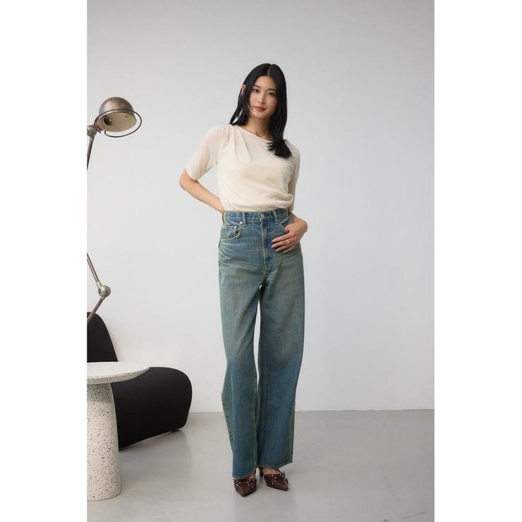 ベロアカットトップス | AZUL BY MOUSSY | 詳細画像3 