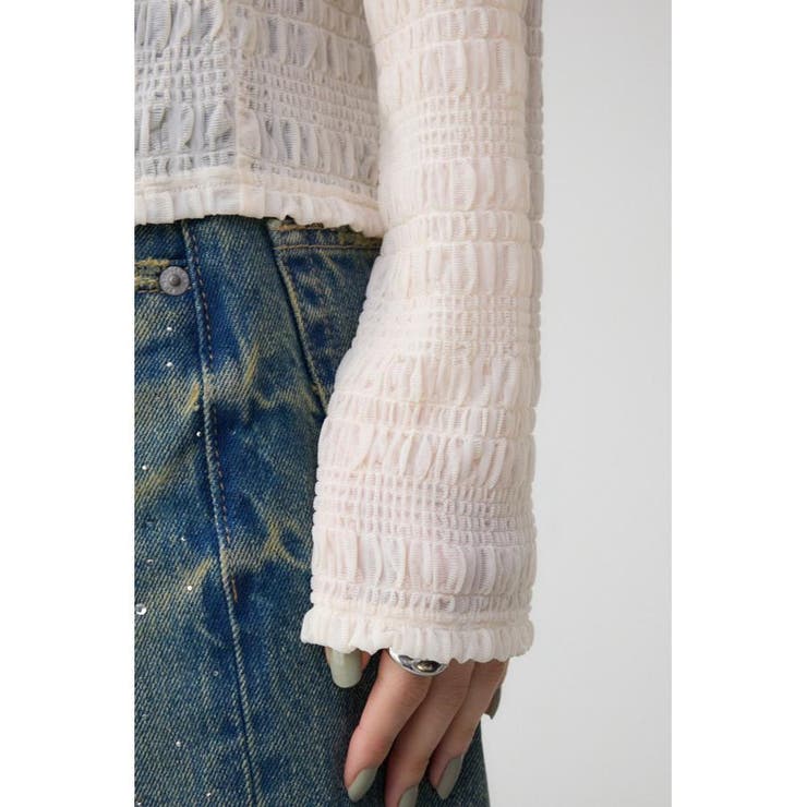 カットレース長袖カットソー | AZUL BY MOUSSY | 詳細画像9 