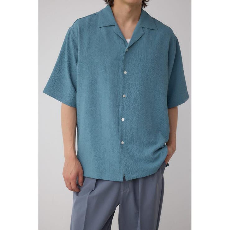 D/BLU3 | シアサッカーオーバーシャツ | AZUL BY MOUSSY