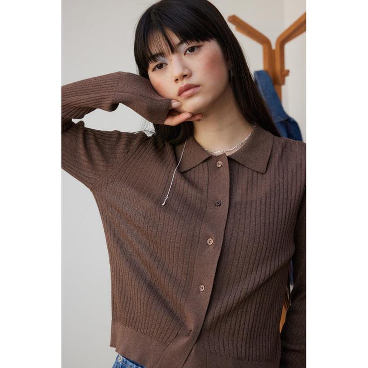 ラメシアーカーデ[品番：AZLW0021796]｜AZUL BY  MOUSSY（アズールバイマウジー）のレディースファッション通販｜SHOPLIST（ショップリスト）