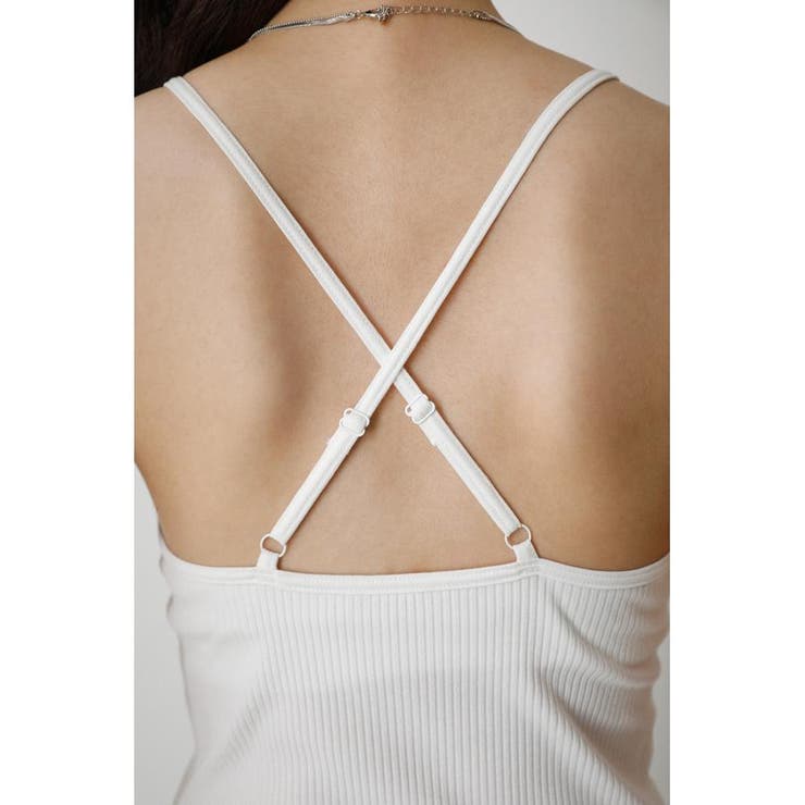 BASIC BACK CROSS CAMISOLE | AZUL BY MOUSSY | 詳細画像6 