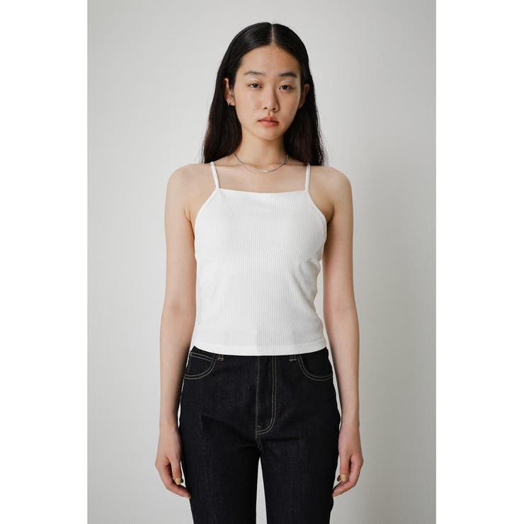 O/WHT1 | BASIC BACK CROSS CAMISOLE | AZUL BY MOUSSY