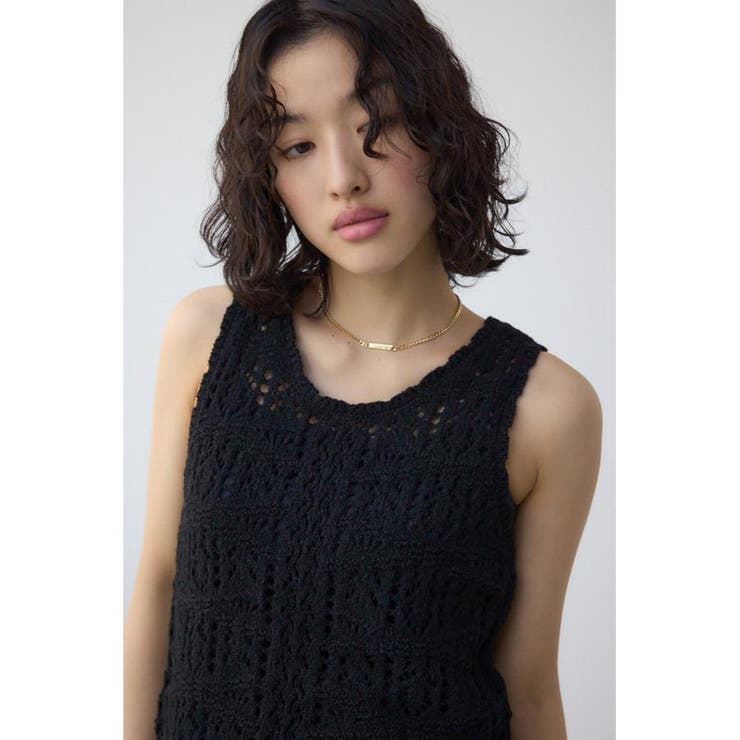 クロシェニットタンク | AZUL BY MOUSSY | 詳細画像11 