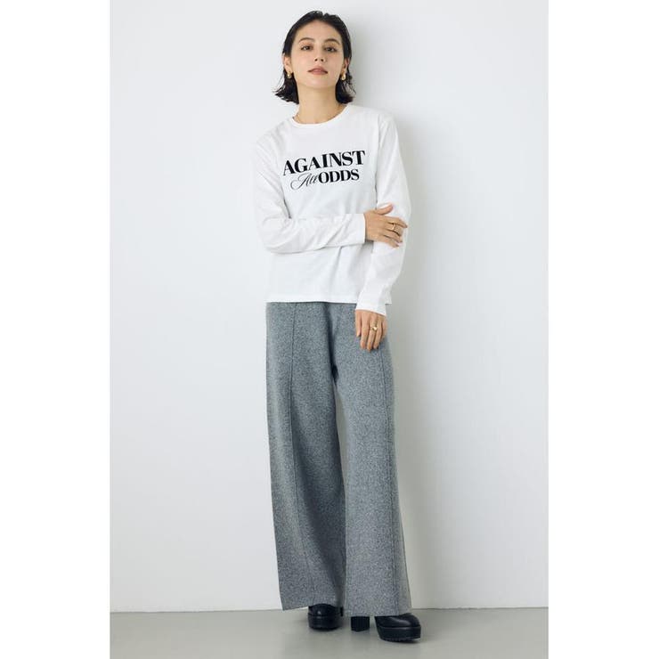 格上げニットワイドパンツ | AZUL BY MOUSSY | 詳細画像26 