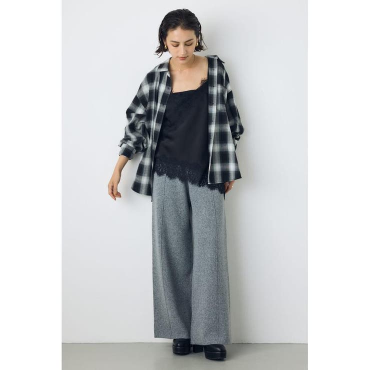 格上げニットワイドパンツ | AZUL BY MOUSSY | 詳細画像27 