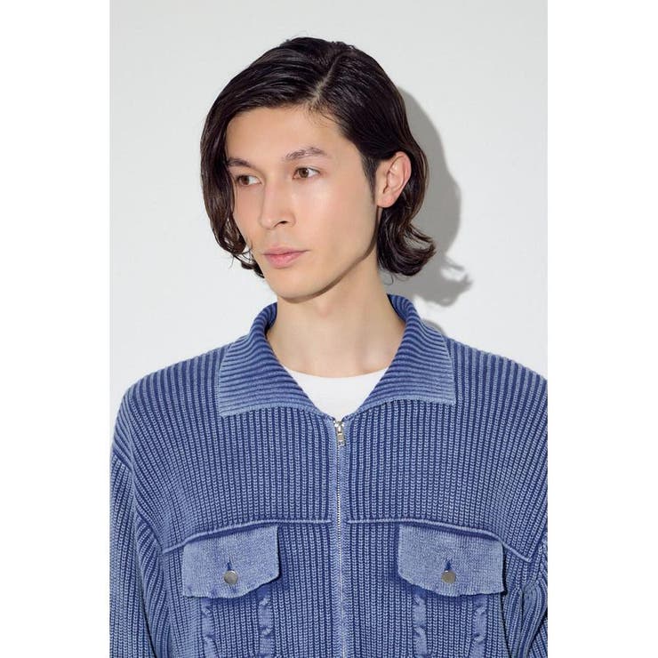 ヴィンテージウォッシュニットカーディガン | AZUL BY MOUSSY | 詳細画像15 