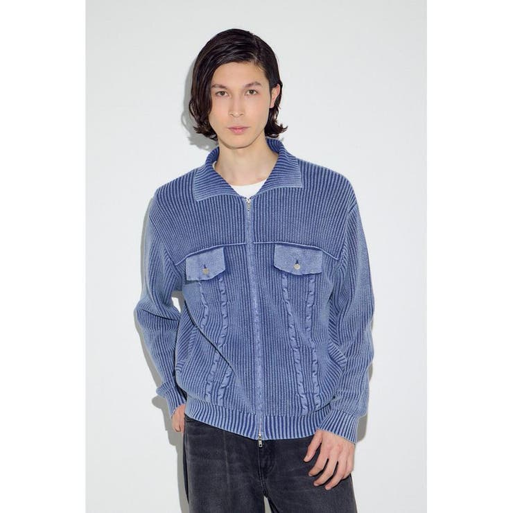 ヴィンテージウォッシュニットカーディガン | AZUL BY MOUSSY | 詳細画像16 