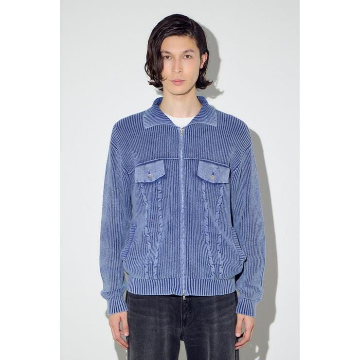 ヴィンテージウォッシュニットカーディガン | AZUL BY MOUSSY | 詳細画像18 