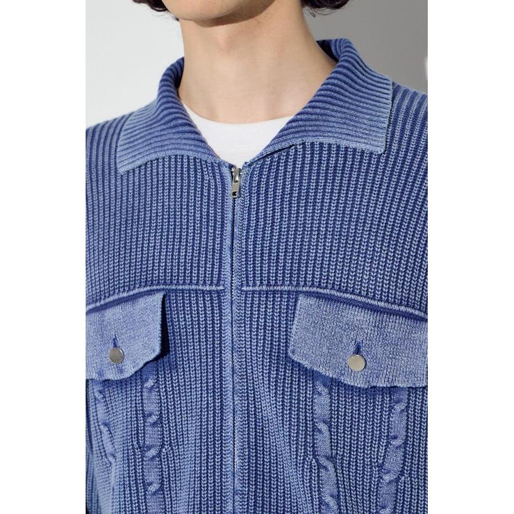 ヴィンテージウォッシュニットカーディガン | AZUL BY MOUSSY | 詳細画像21 
