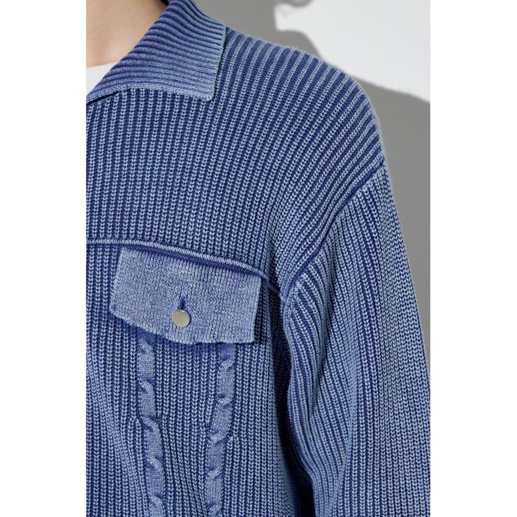 ヴィンテージウォッシュニットカーディガン | AZUL BY MOUSSY | 詳細画像22 