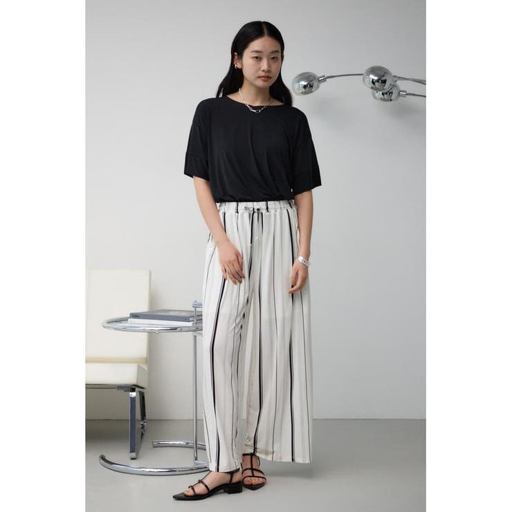 T/Fシャーベットワイドパンツ | AZUL BY MOUSSY | 詳細画像3 