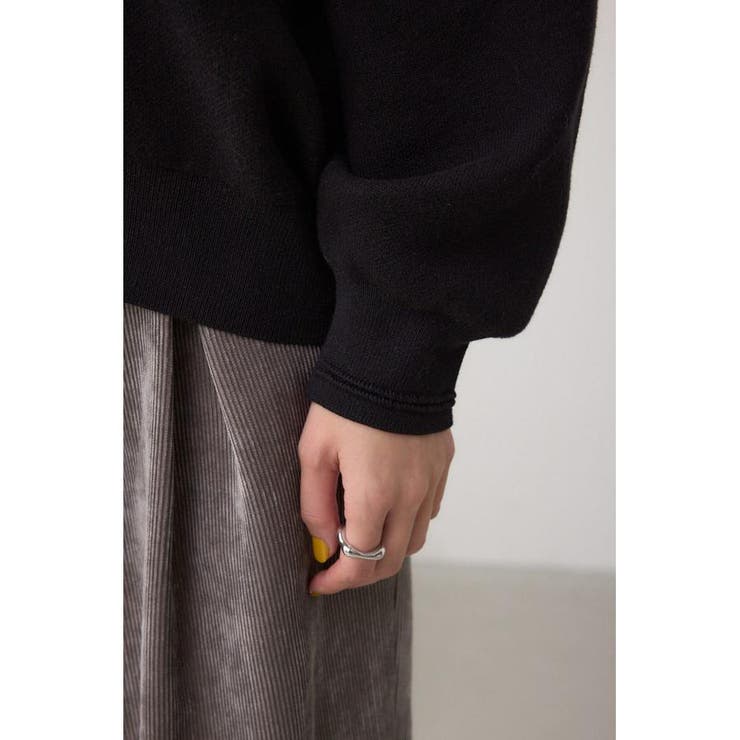 ロゴ刺繍ニットトップス | AZUL BY MOUSSY | 詳細画像10 