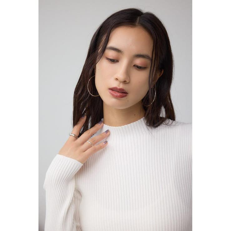 VENUSハイネックリブニット | AZUL BY MOUSSY | 詳細画像2 