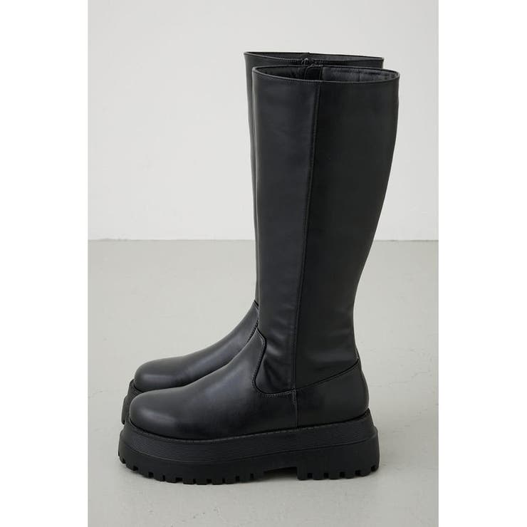 ボリュームソールロングブーツ | AZUL BY MOUSSY | 詳細画像6 