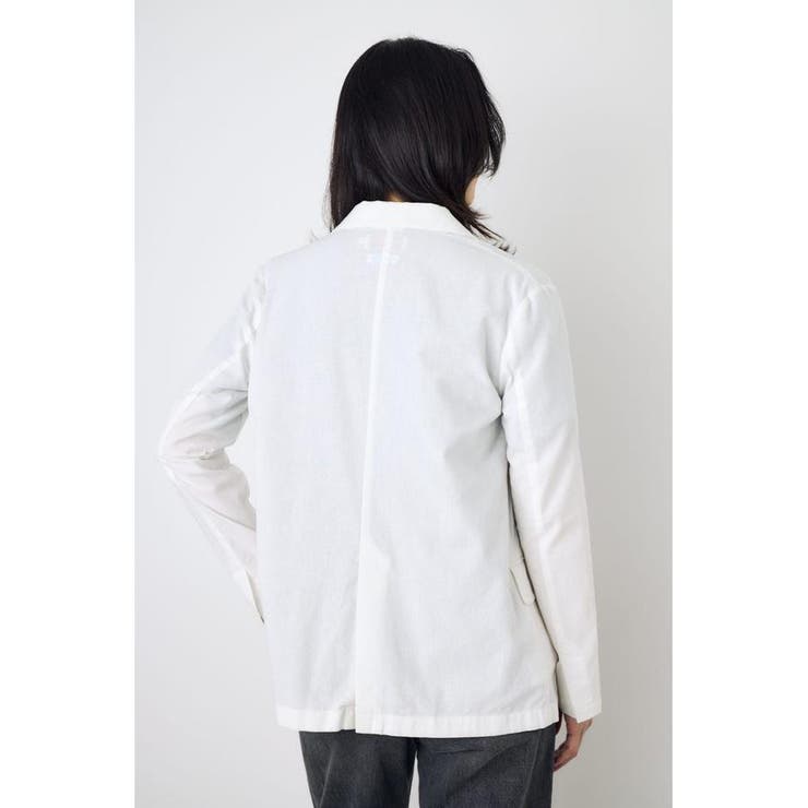 フレンチリネンCOOLMAXテーラードジャケット | AZUL BY MOUSSY | 詳細画像4 