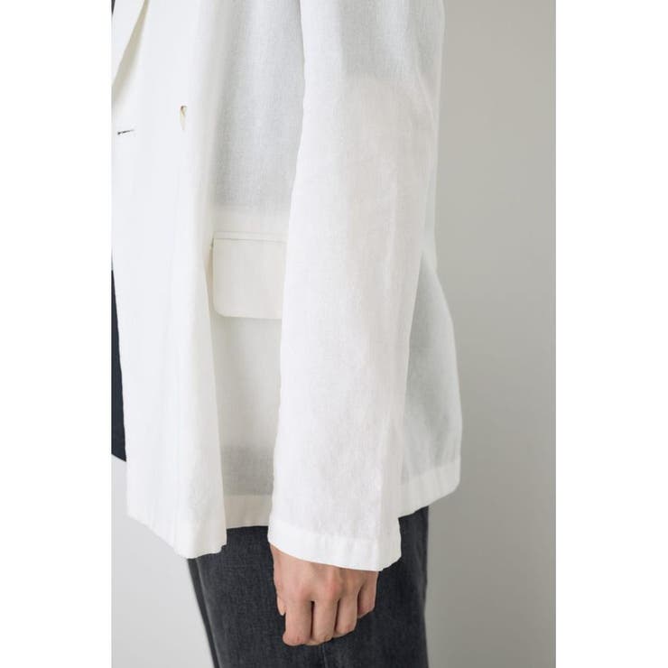 フレンチリネンCOOLMAXテーラードジャケット | AZUL BY MOUSSY | 詳細画像9 