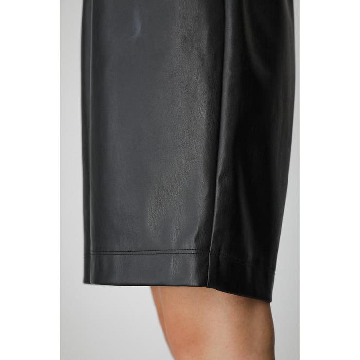FAUX LEATHER HALF PANTS | AZUL BY MOUSSY | 詳細画像10 