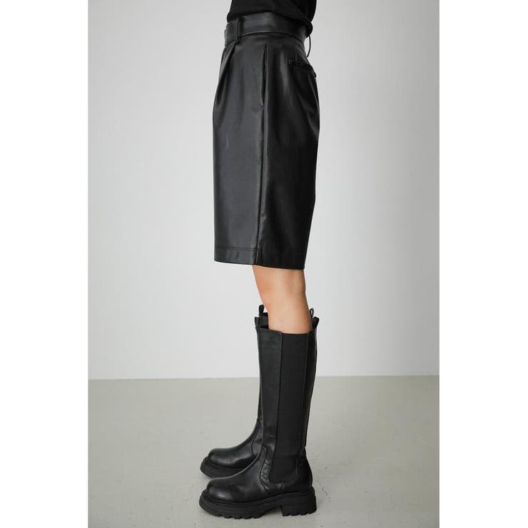 FAUX LEATHER HALF PANTS | AZUL BY MOUSSY | 詳細画像6 