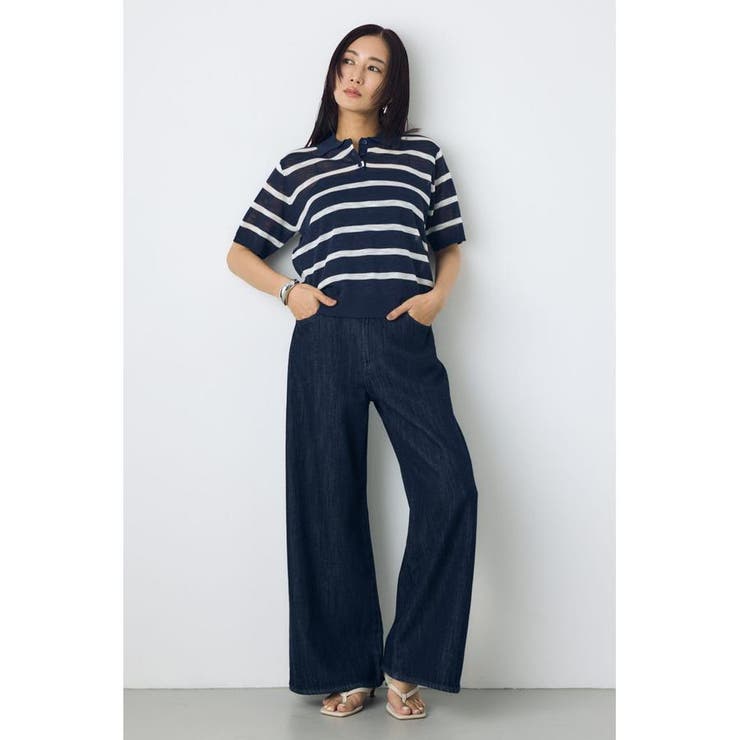 AZUL DENIM 甘撚りバギーパンツ | AZUL BY MOUSSY | 詳細画像23 