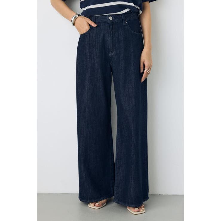One Wash1 | AZUL DENIM 甘撚りバギーパンツ | AZUL BY MOUSSY