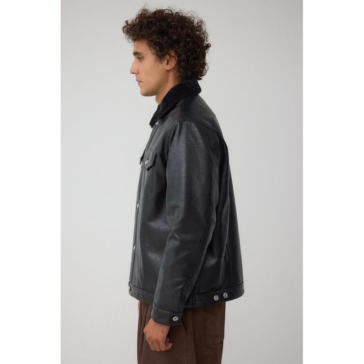 ボアライニング合皮ブルゾン | AZUL BY MOUSSY | 詳細画像6 